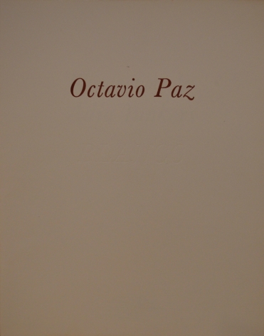 Blanco by Octavio Paz